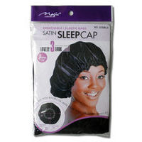 Bonnet de nuit en satin